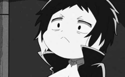 Person With Hand On Chin Serious Look GIF