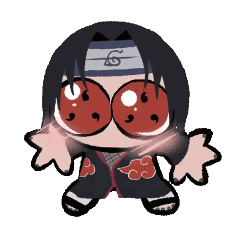 Person With Headband And Red Eyes Sticker