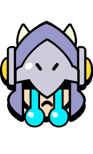 Person With Headphones And Purple Hat Sticker