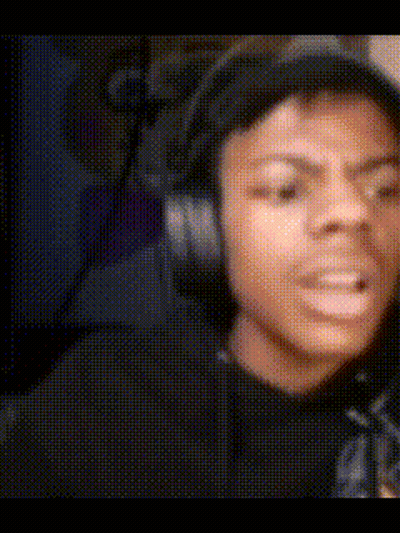 Person With Headphones Making Face GIF