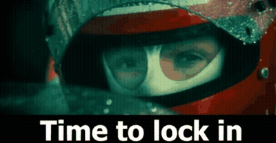 Person With Helmet Saying Time To Lock In GIF