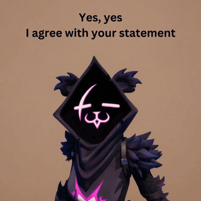 Person With Hood Saying Yes Yes I Agree GIF