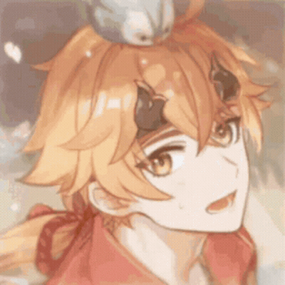 Person With Horns And Bird On Head GIF