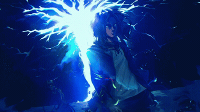 Person With Light Coming Out Of Head GIF