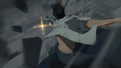Person With Light From Arm GIF
