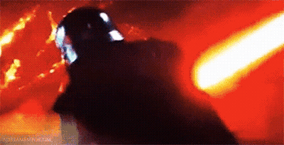 Person With Light From Head By Fire GIF