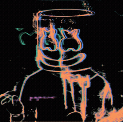 Person With Marshmallow Head GIF