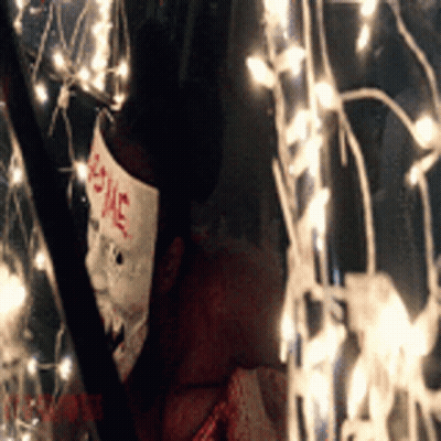 Person With Mask Saying Jesus GIF