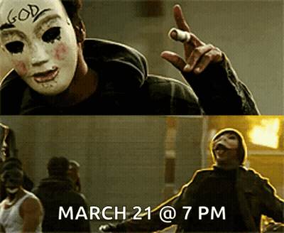 Person With Mask Saying Jesus GIF