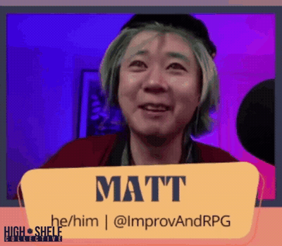 Person With Matt Name Tag GIF