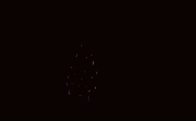 Person With Microphone Do Not Turn Around Red Background GIF