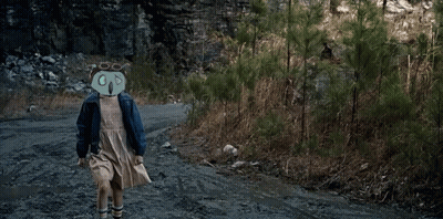 Person With Owl Face GIF