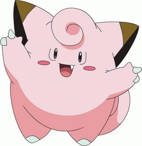 Person With Pink Hair With Cartoon Character Drawing On Face GIF