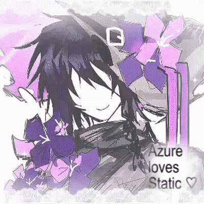 Person With Purple Flowers On Head GIF