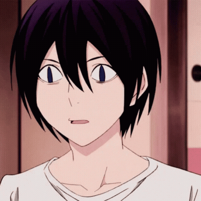 Person With Purple Hair And Blue Eyes GIF