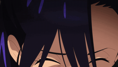 Person With Purple Hair Close Up GIF
