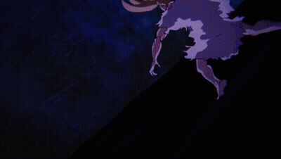 Person With Purple Light Coming Out GIF