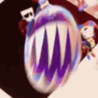 Person With Purple Mouth GIF