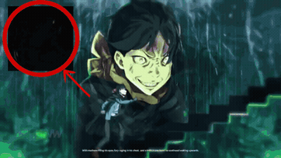 Person With Red Arrow Pointing To Circle Saying Saw GIF