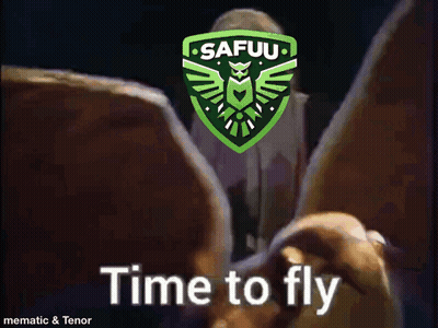 Person With Safuu Logo GIF