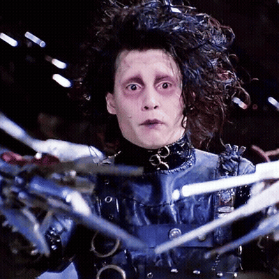 Person With Scissors Hands GIF
