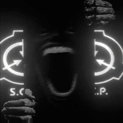 Person With SCP Logo GIF
