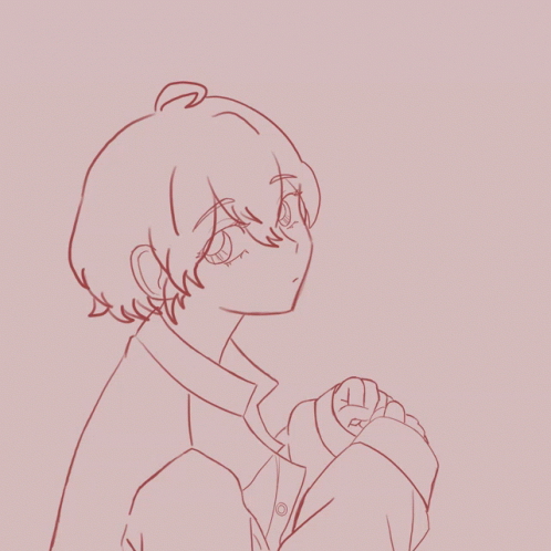 Person With Short Hair And Button Down Shirt GIF