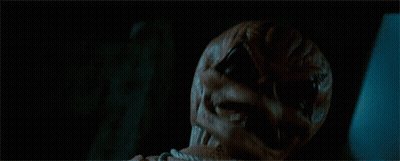 Person With Skeleton Mask GIF