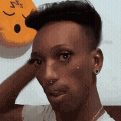 Person With Smiley Face On Head GIF