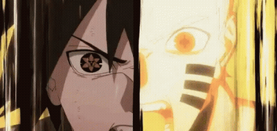 Person With Star In Eye On Yellow Background GIF