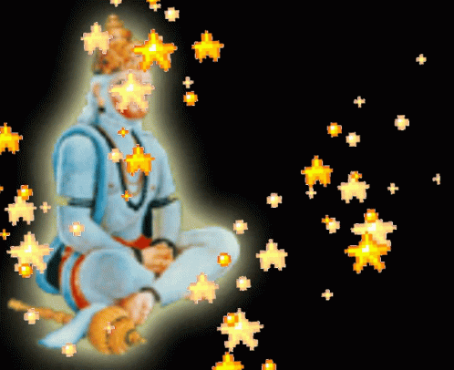 Person With Stars Coming Out of Head