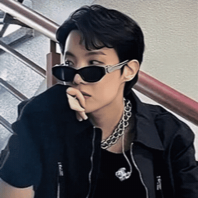 Person With Sunglasses And Necklace GIF