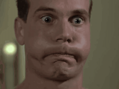 Person With Surprised Look GIF