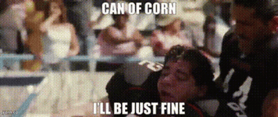 Person With Text Can Of Corn I'll Be Just Fine GIF