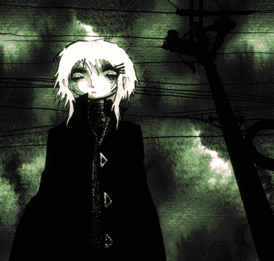 Person With White Hair And Black Jacket GIF