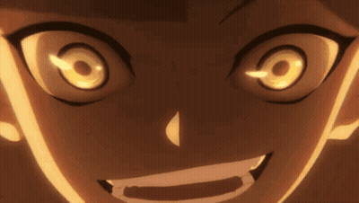 Person With Yellow Eyes And Smile GIF