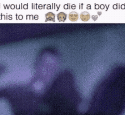Person Would Literally Die If Boy Did This GIF