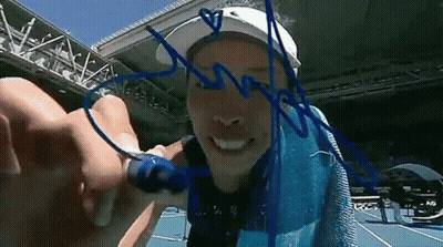Person Writing On Paper With Marker Saying N GIF