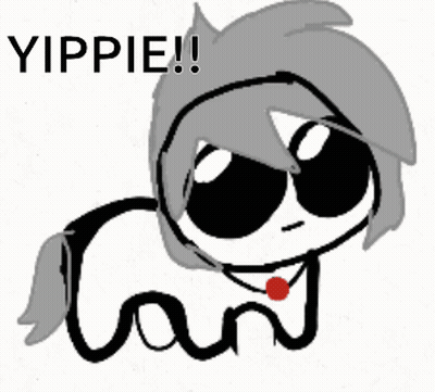 Person Yippie Drawing GIF