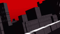 Persona 5 Horu Queen Jumping Over Bridges GIF