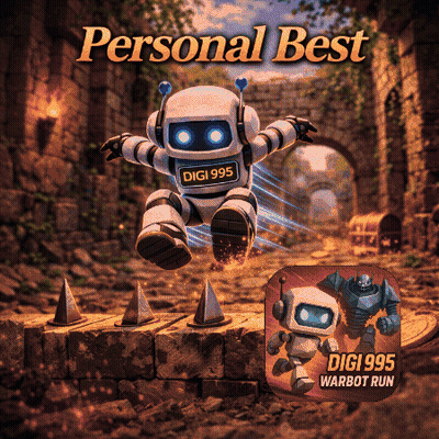 Personal Best Robot Poster GIF