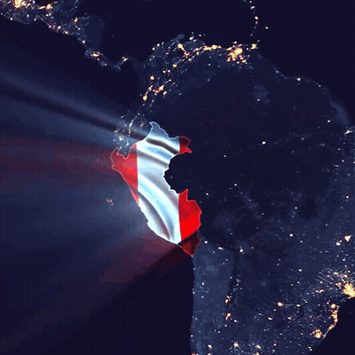 Peru Es Poster With Map Background GIF