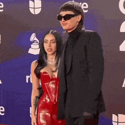 Peso Pluma Kissing Nicki Nicole GIF