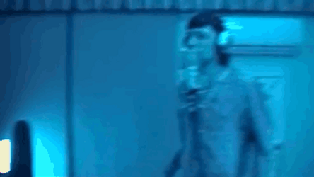 Peso Pluma Recording On Blue Room GIF
