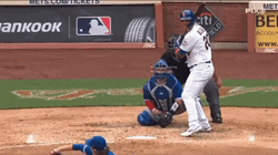 Pete Alonso Strong Bat Smash GIF