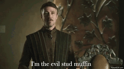 Peter Baelish Evil Stud Muffin GIF