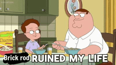 Peter Griffin And Boy Eating Cheerios GIF