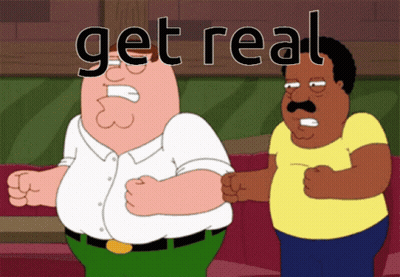 Peter Griffin And Charles Griffin Saying Get Real GIF