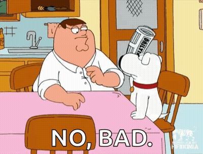 Peter Griffin And Dog Holding Newspaper Daily GIF