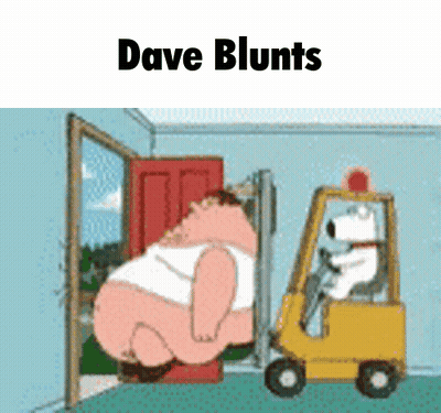 Peter Griffin And Forklift Saying Dave Blunts GIF